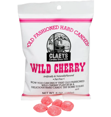 Claeys Old Fashioned Wild Cherry Hard Candy