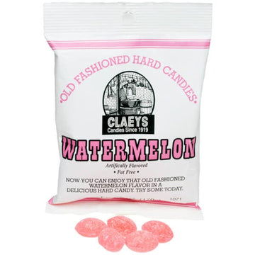 Claeys Old Fashioned Watermelon Hard Candy