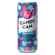 Candy Can Bubble Gum Sparkling Drink