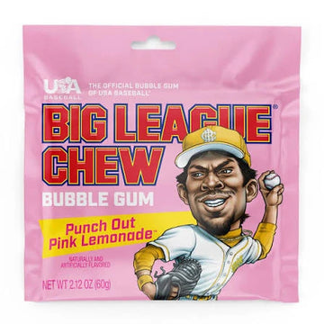 Big League Chew Punch Out Pink Lemonade