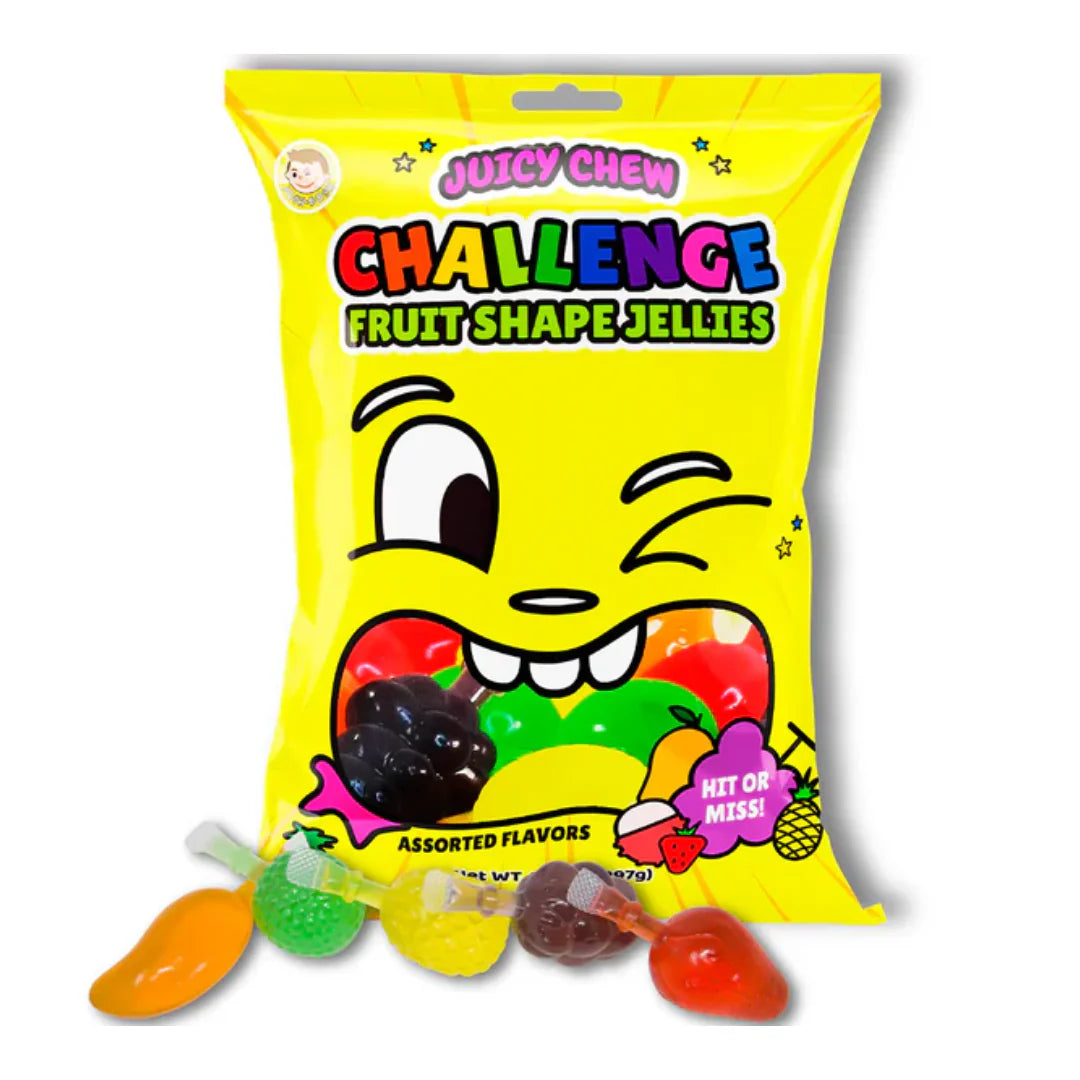 Juicy Chew Challenge Fruit Shape Jellies