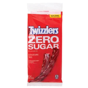 Twizzlers Zero Sugar Strawberry Twists 5 OZ Bag