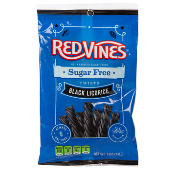 Red Vines Sugar Free Black Licorice Twists 5OZ Bag