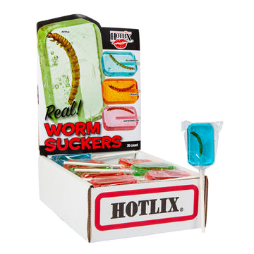 Hotlix Assorted Worm Pop