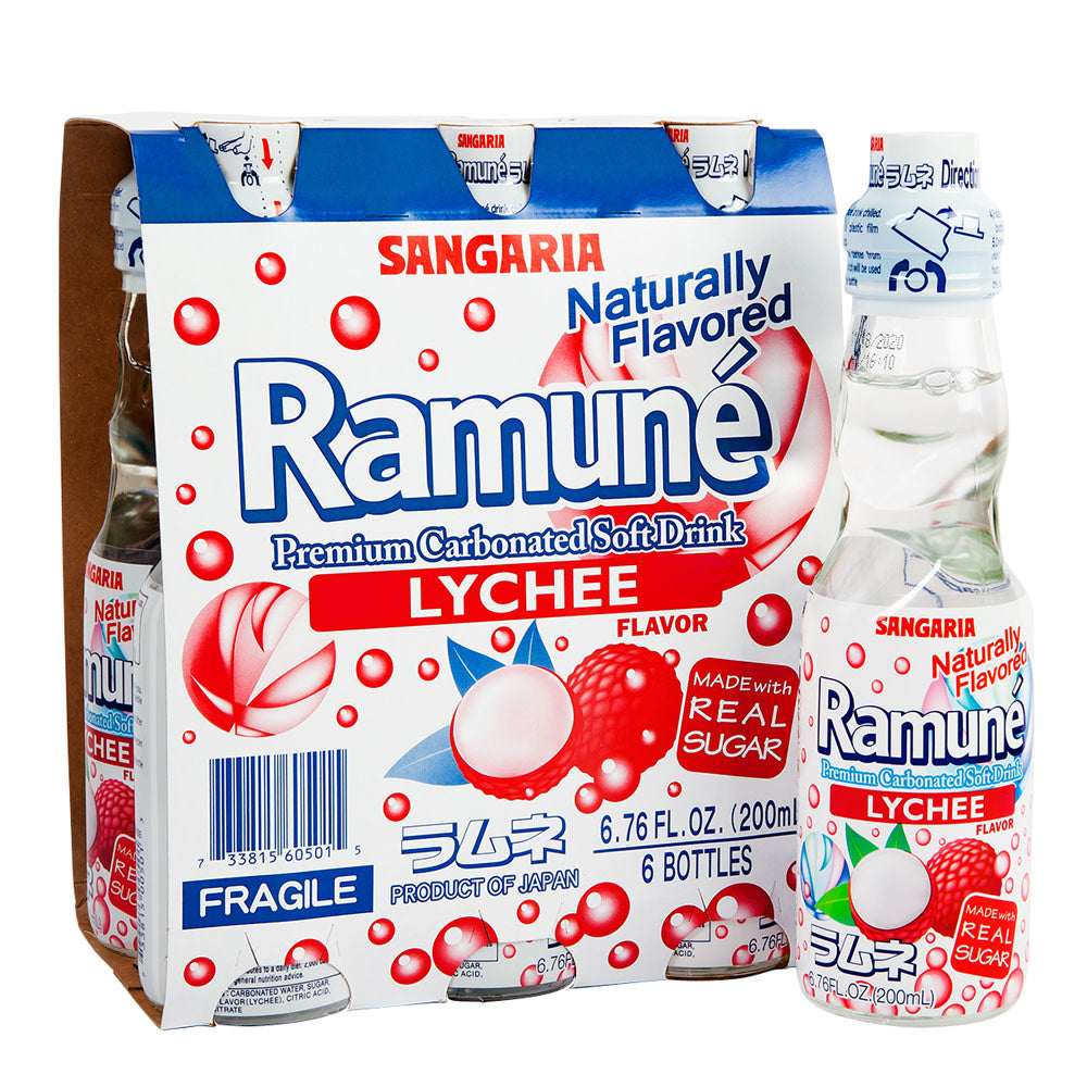 RAMUNE LYCHEE SODA 1 PK OZ BOTTLE