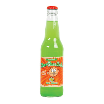 Avery's Sour Puss Kiwi Orange Soda 12 OZ Bottle