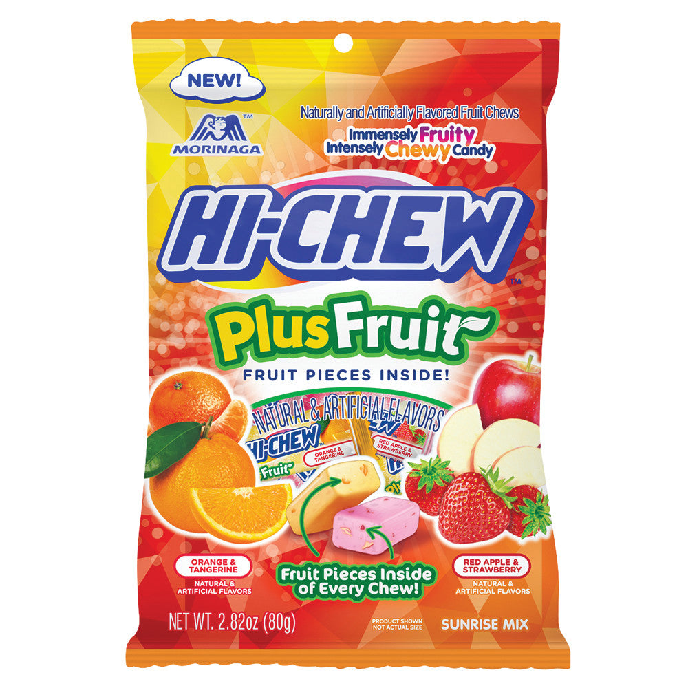 Hi-Chew Plus Fruit 2.82 OZ Bag