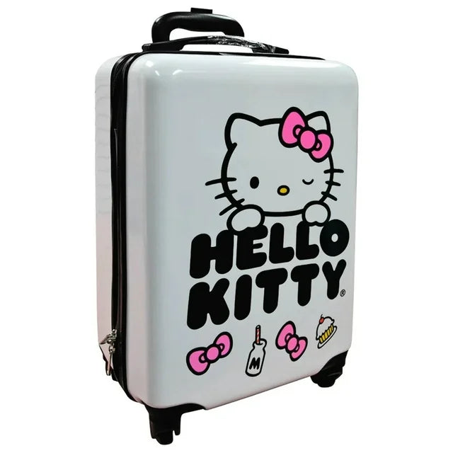 Hello Kitty White 18" Hard Sided Luggage