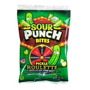 Sour Punch Bites Pickle Roulette